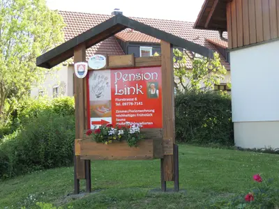 Begrüßungsschild