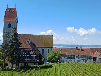 Blick vom Doppelzimmer Meersburg