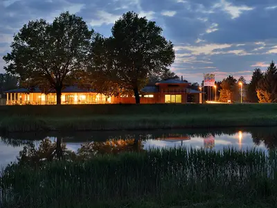 Traumhaus am Abend