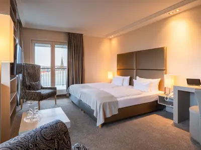 Zimmerbeispiel Doppelzimmer Balkon "ForTwo+"