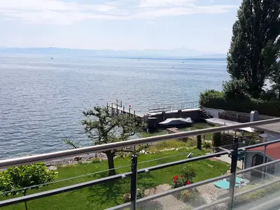 Seeblick vom Balkon Haus Seeblick