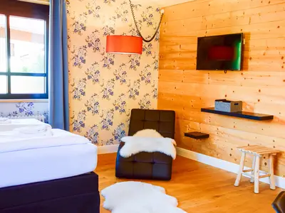 Deluxe Zimmer mit Kingsize-Bett