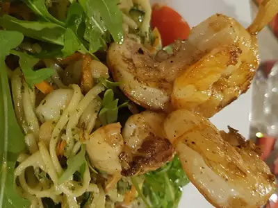 Blick in die Speisekarte