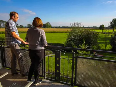 Blick vom Balkon