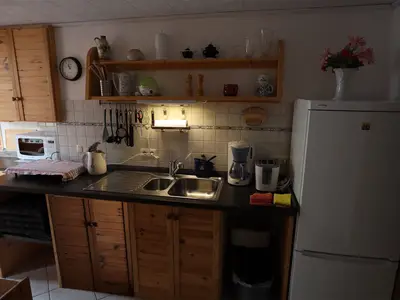 Blick auf die Küchenzeile