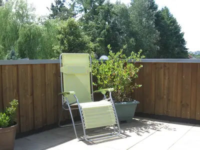 Bild von der Zimmer-Terrasse