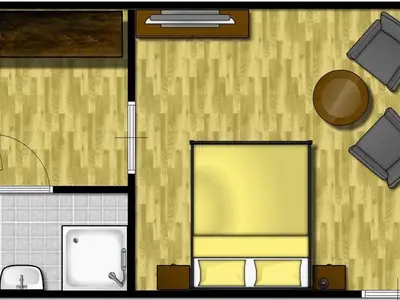 Doppelzimmer für 2 Personen (18 m²) in Langeoog 6/6