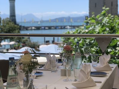 Terrasse mit Seeblick