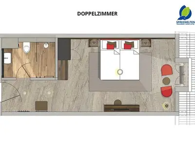 Doppelzimmer für 2 Personen (33 m²) in Lübbenau/Spreewald 10/10