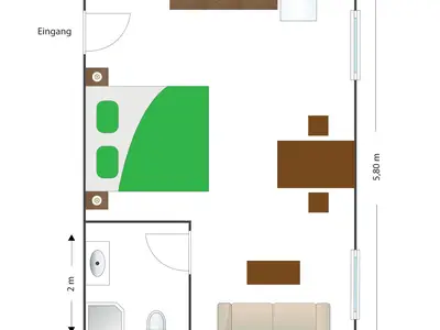 Doppelzimmer für 2 Personen (25 m²) in Lübeck 7/7