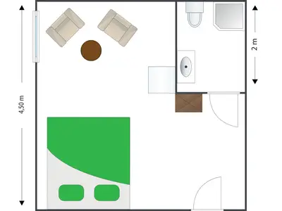 Doppelzimmer für 2 Personen (20 m²) in Lübeck 8/8