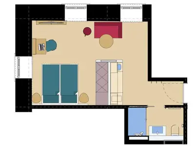 Doppelzimmer für 2 Personen (24 m²) in Markdorf 3/10