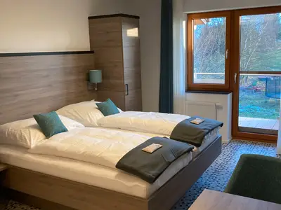 BEDROOM, INSIDE, OUTSIDE