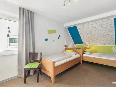 BEDROOM, INSIDE, OUTSIDE