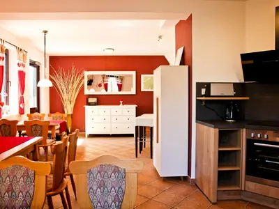 Aufenthaltsraum mit Küche