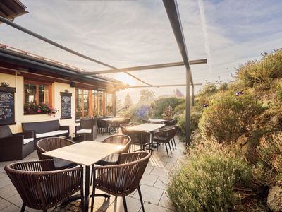 Landhotel Sportalm Gartenterrasse