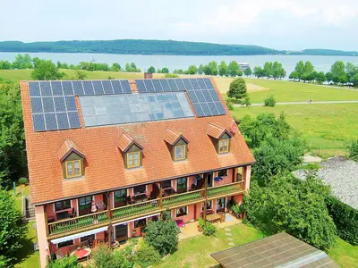 Gartenansicht Pension Seerose