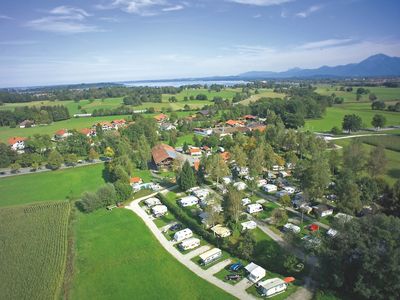 Luftansicht Ferienhaus Dickertsmühle