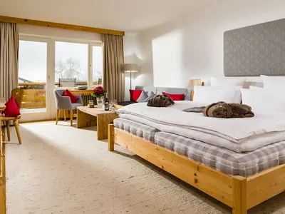 Wohn- uns Schlafzimmer Almenrausch