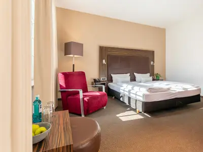 Komfortables Doppelzimmer mit Domblick