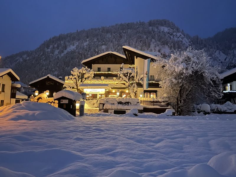 das Hotel Almrausch im Winter