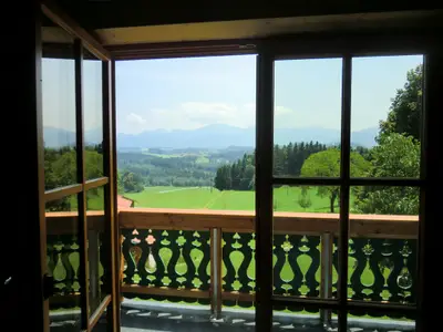 Blick vom Balkon
