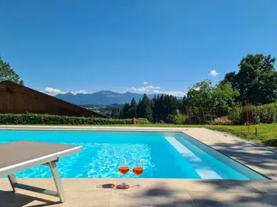 Unser neuer beheizter Aussenpool