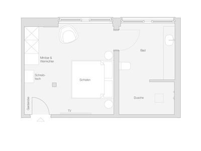 Doppelzimmer für 2 Personen (25 m²) in Rostock 6/7