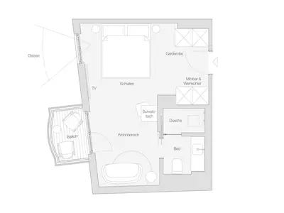 Doppelzimmer für 2 Personen (25 m²) in Rostock 7/7