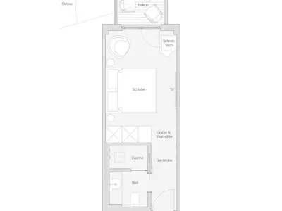 Doppelzimmer für 2 Personen (22 m²) in Rostock 5/7