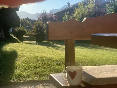 Frühstück im Garten