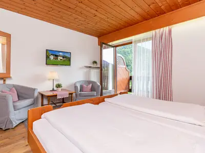 Blick zur Sitzgruppe