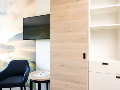 Doppelzimmer Bergblick mit Balkon