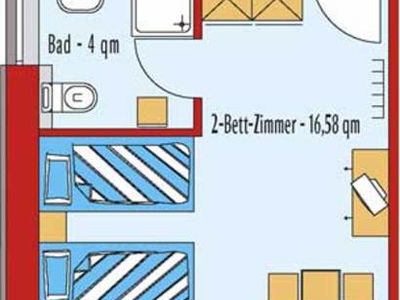 Doppelzimmer für 2 Personen (20 m²) in Sassnitz 7/7