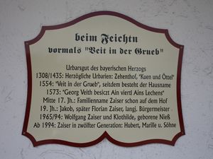 Feichten-Hof - Hoftafel