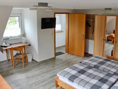 BEDROOM, INSIDE, OUTSIDE