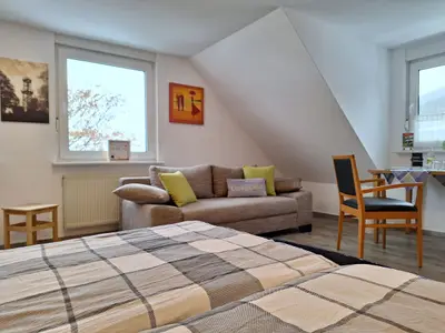 BEDROOM, INSIDE, OUTSIDE