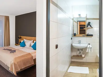 Doppelzimmer Watzmann, mit Bad – Hotel Hanauerlehen