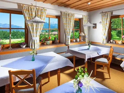 Waldklause Frühstücksraum