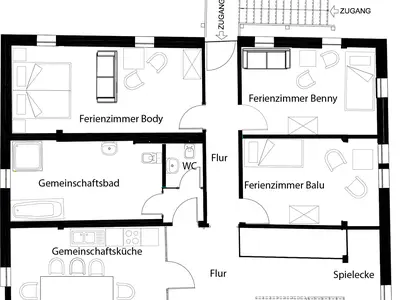 Doppelzimmer für 3 Personen (19 m²) in Seifhennersdorf 10/10