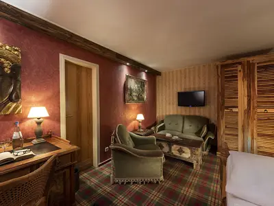 Wellnesszimmer Comfort im Obergeschoss mit indischer Ausstattung