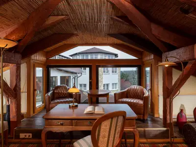 Wellnesszimmer Superior mit Gartenblick im Dachgeschoss