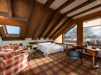 Wellnesszimmer Superior mit Seeblick im Obergeschoss Dependance