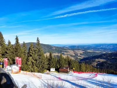 Blick auf die Piste