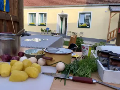 Kochen im Garten