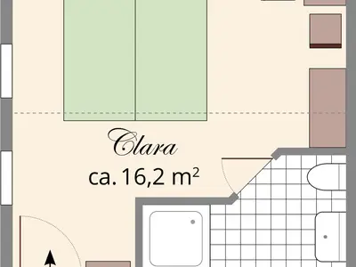 Doppelzimmer für 2 Personen (16 m²) in Stolpen 5/10