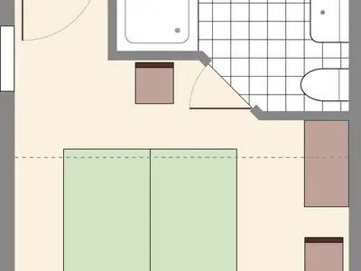 Doppelzimmer für 2 Personen (16 m²) in Stolpen 6/10