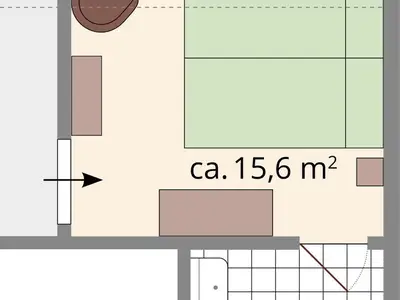 Doppelzimmer für 2 Personen (16 m²) in Stolpen 5/10