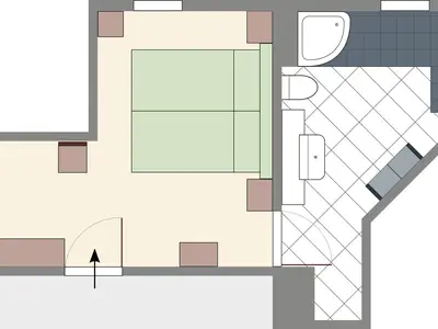 Doppelzimmer für 2 Personen (23 m²) in Stolpen 5/10