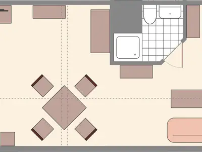 Doppelzimmer für 4 Personen (33 m²) in Stolpen 7/10